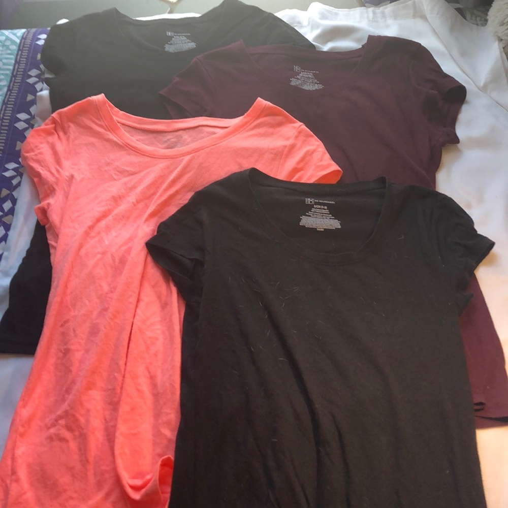 4 long short sleeve t-shirts// women